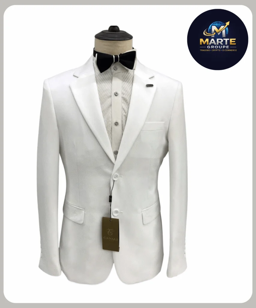 Veste Blazer CA003-8 BLANC – MarteGroupe
