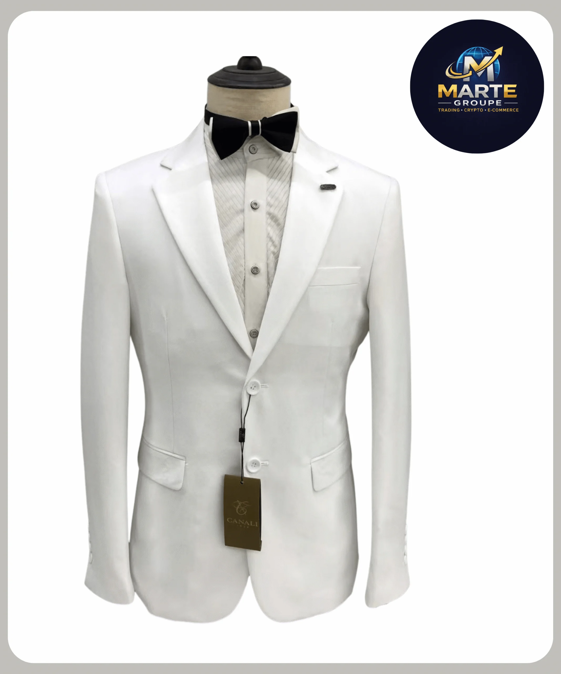 Veste Blazer CA003-8 BLANC – MarteGroupe