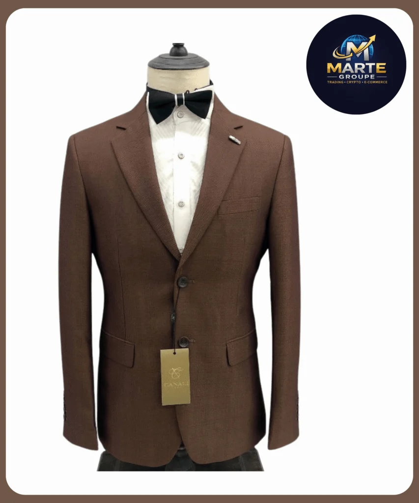 Veste Blazer CA003-24 MARRON – MarteGroupe