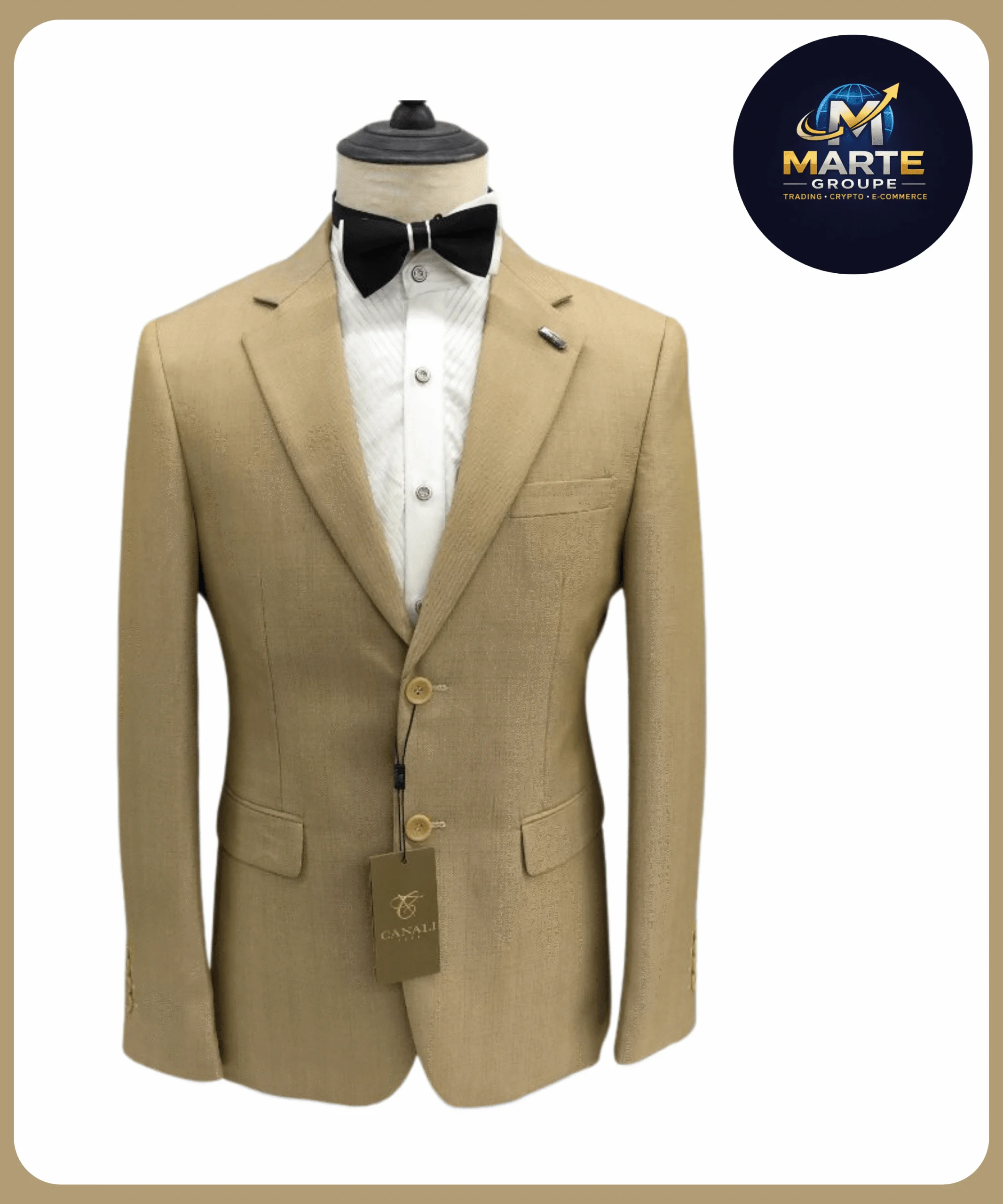Veste Blazer CA003-3 KAKI – MarteGroupe