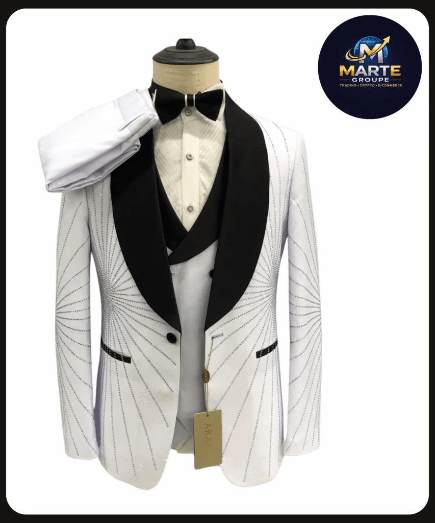Veste Y396 BLANC – MarteGroupe