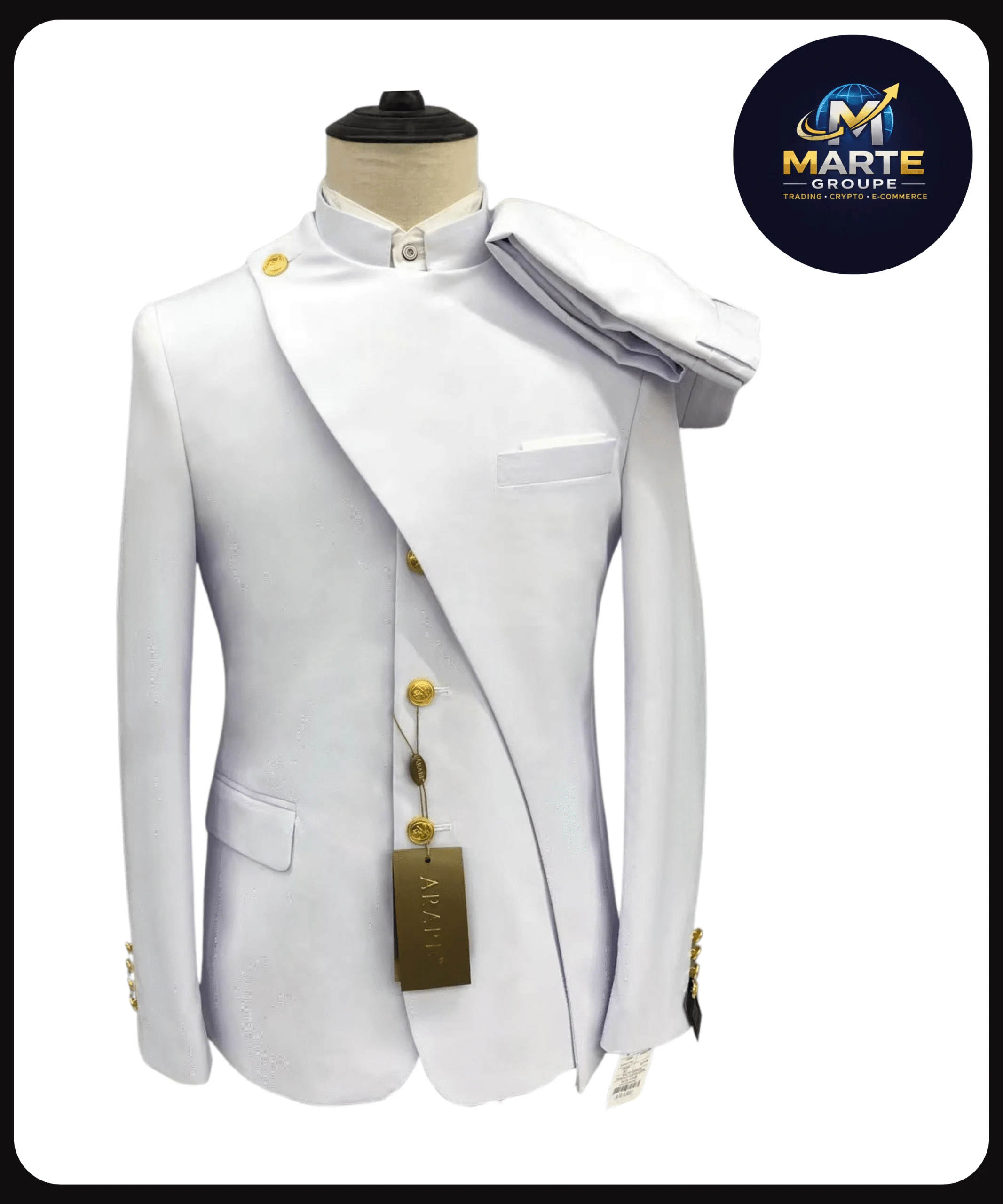 Veste Z022 BLANC – MarteGroupe