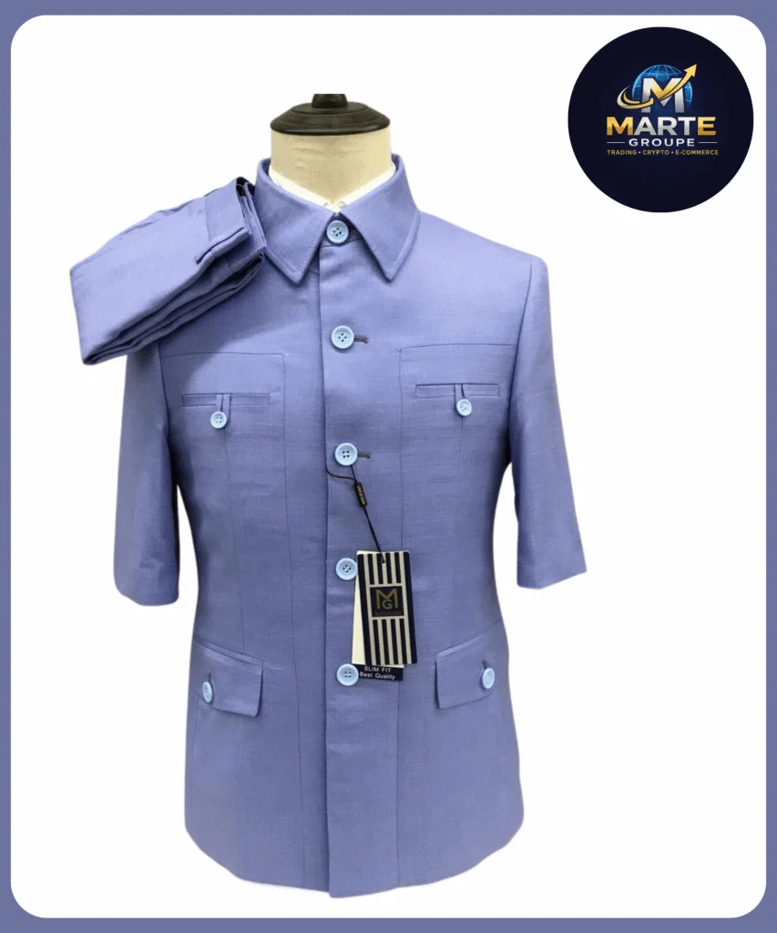 Veste D108 - 33 BLEU GRIS – MarteGroupe