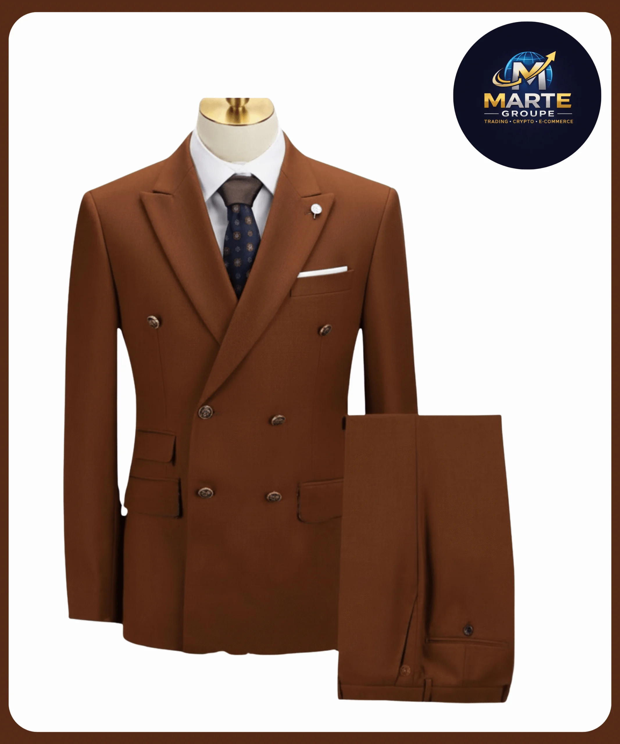 Veste G62 MARRON – MarteGroupe