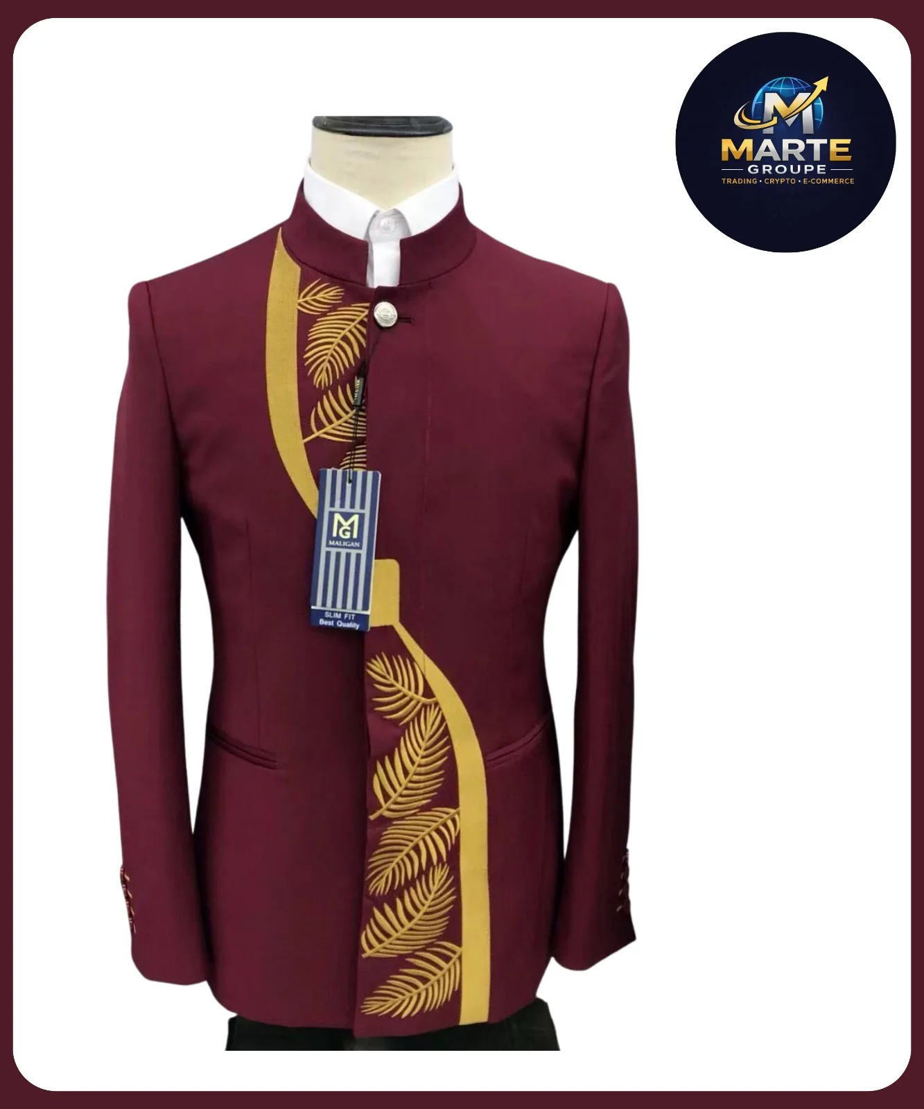 Veste Z009 MARRON – MarteGroupe